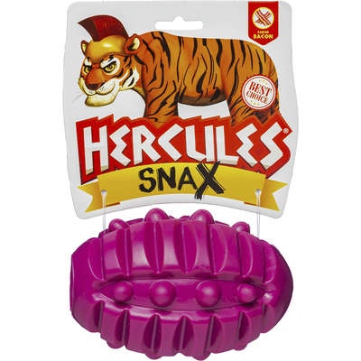 Brinquedo Barril com Dispenser de Ração Roxo Sabor Bacon para Cães