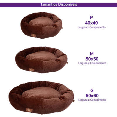 Cama Nuvem Pelúcia Marrom