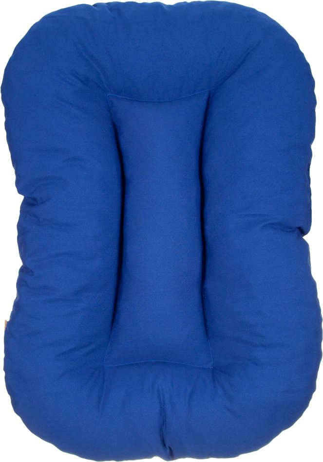Almofada Retangular Lisa de Microfibra Azul - Tam. 04