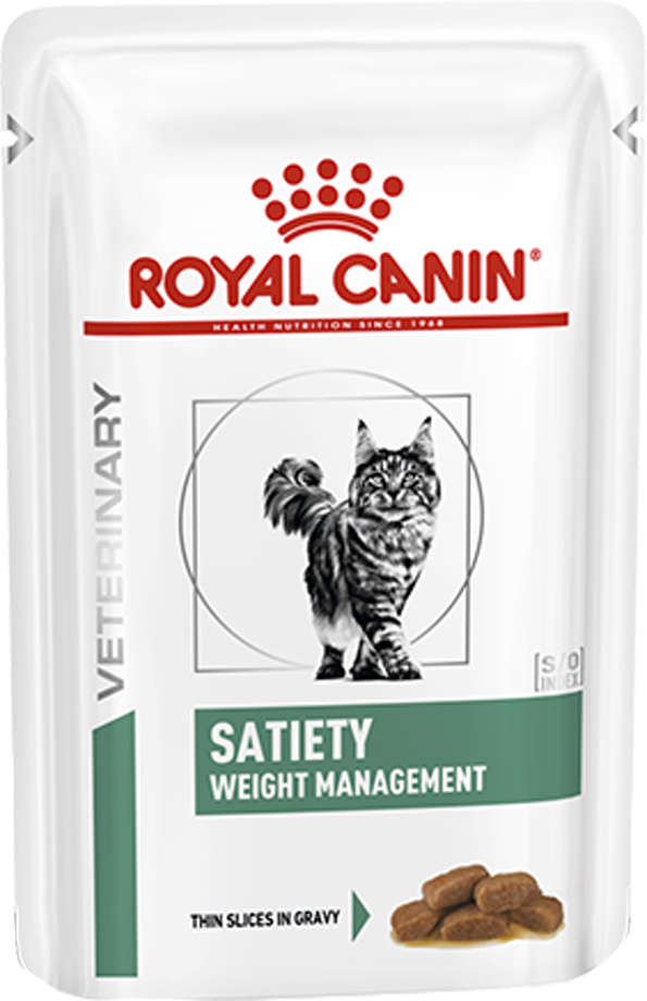 Raçâo Royal Canin Sachê Satiety Weight Management Para Gatos - 85 g
