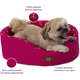 Cama Europa Paris Fábrica Pet - Pink
