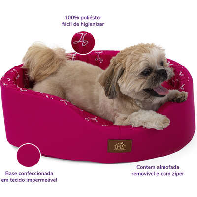 Cama Europa Paris Fábrica Pet - Pink