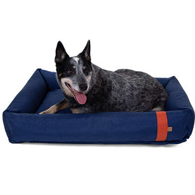 Cama Fábrica Pet Lona Azul Marinho