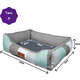 Cama Fábrica Pet Decor Cinza