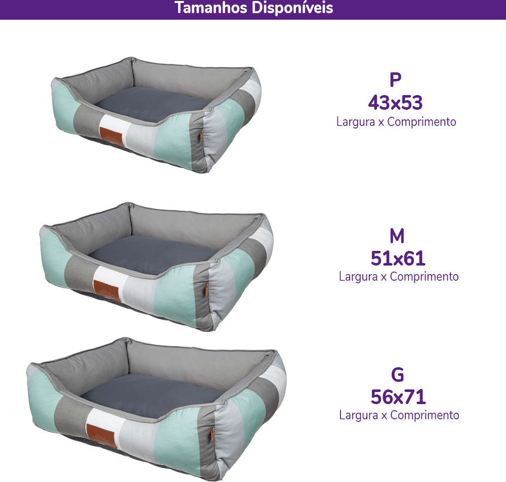 Cama Fábrica Pet Decor Cinza - Tam. P