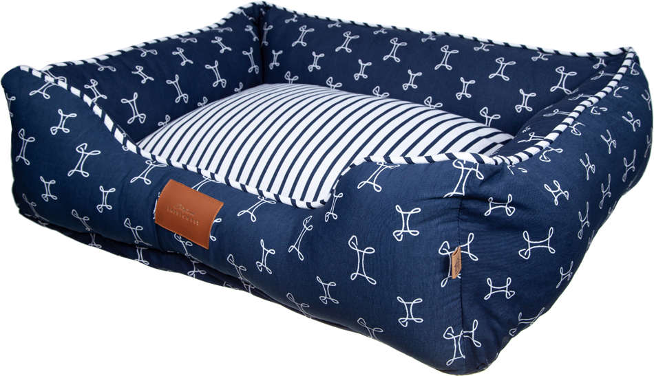 Cama Fabrica Pet Munique Azul Marinho - Tam. M