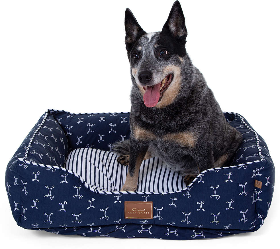 Cama Fabrica Pet Munique Azul Marinho - Tam. M