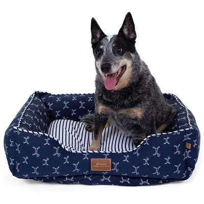 Cama Fabrica Pet Munique Azul Marinho