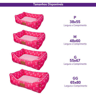 Cama Fabrica Pet Munique Pink