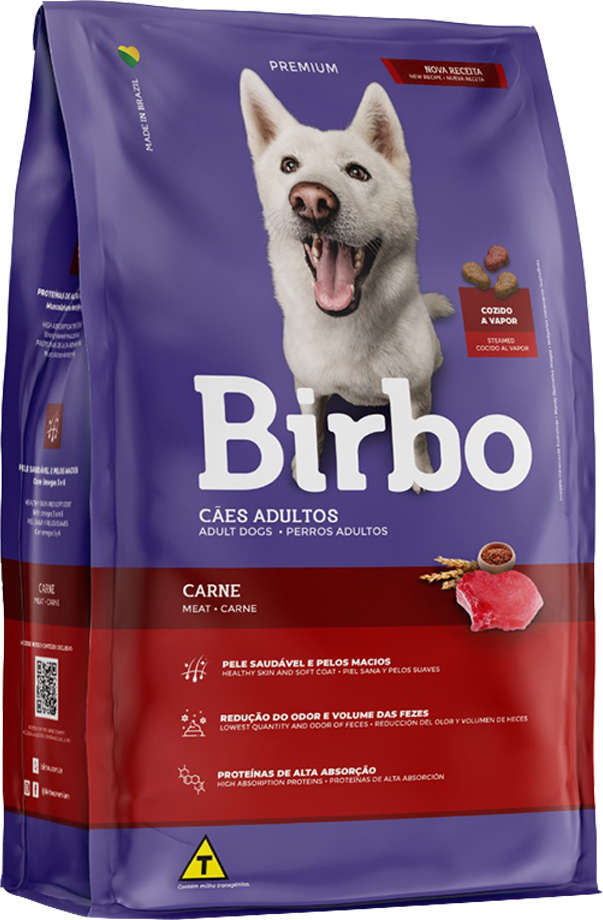 Ração Seca Birbo Carne para Cães Adultos - 25Kg