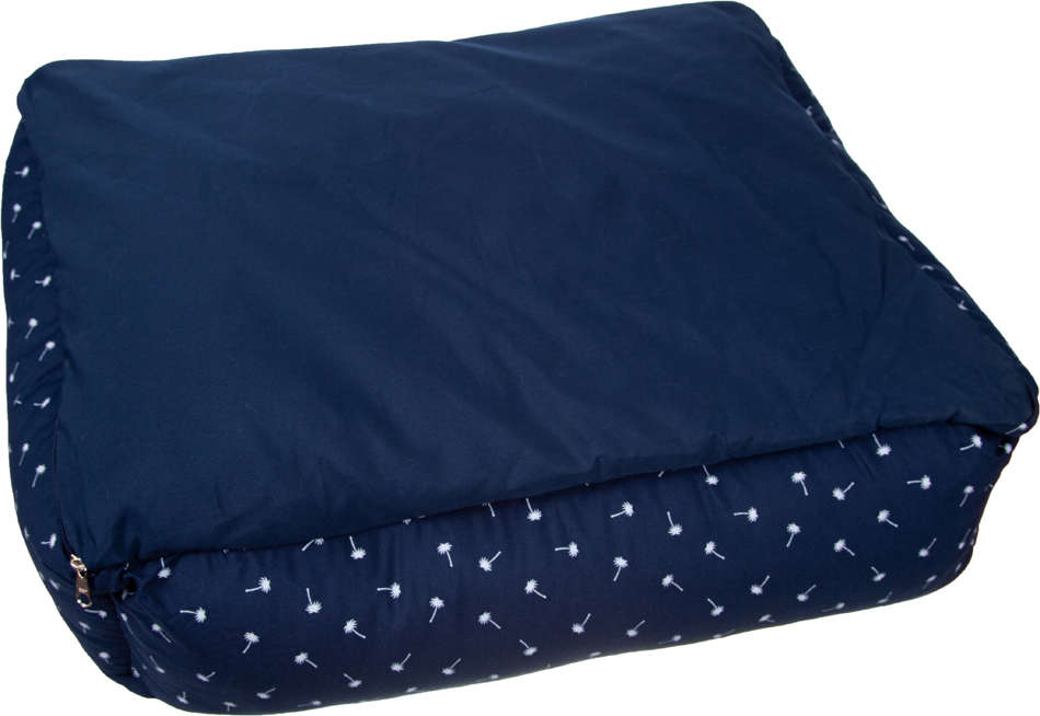Cama 2 em 1 Fábrica Pet Nave Azul - Tam. P