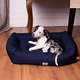 Cama Retangular Fábrica Pet Marinho