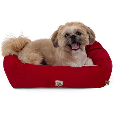 Cama Retangular Fábrica Pet Vermelha