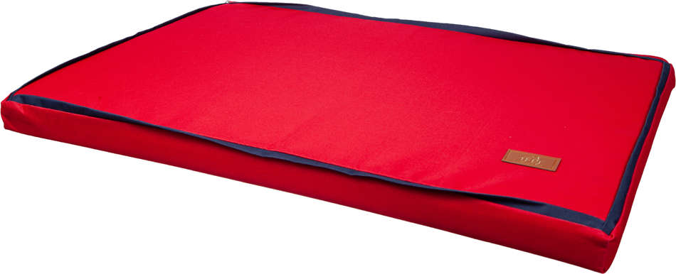 Colchonete Fábrica Pet Impermeável 5 cm Vermelho - Tam. P