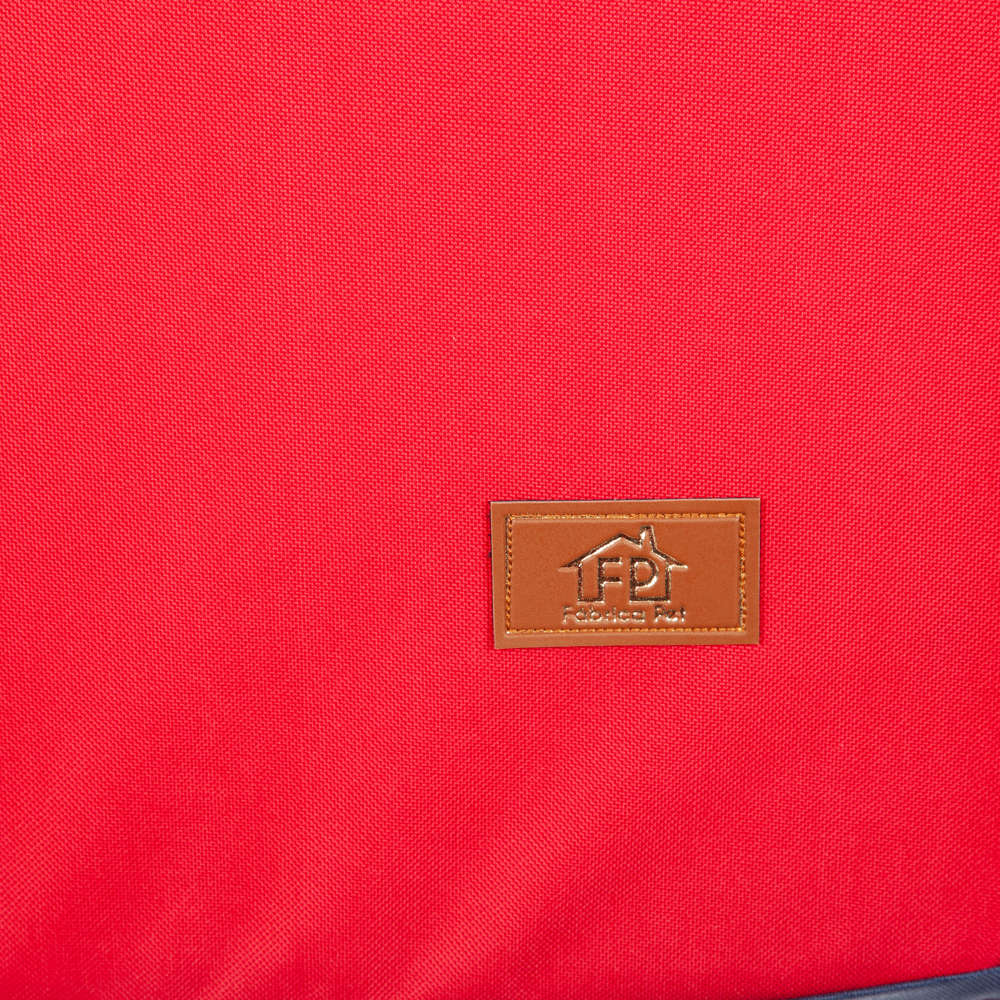 Colchonete Fábrica Pet Impermeável 5 cm Vermelho - Tam. P