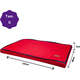 Colchonete Fábrica Pet Impermeável 5 cm Vermelho