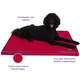Colchonete Fábrica Pet Impermeável 5 cm Vermelho