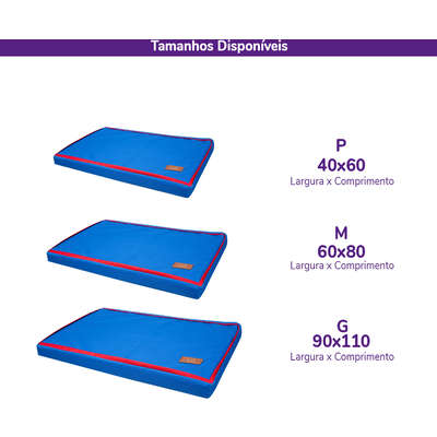 Colchonete Fábrica Pet Impermeável Azul