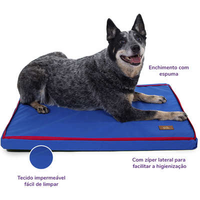 Colchonete Fábrica Pet Impermeável Azul