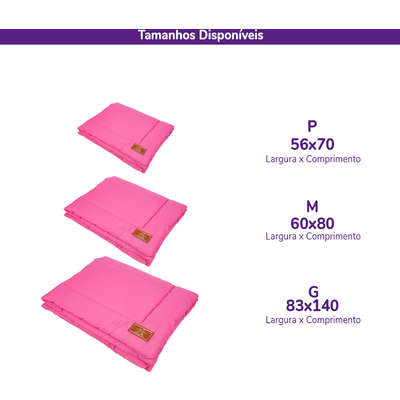 Edredom Fabrica Pet Liso Rosa