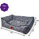 Cama Disney Mickey Quadrada Polegar Cinza