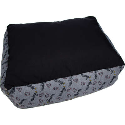 Cama Disney Mickey Quadrada Polegar Cinza