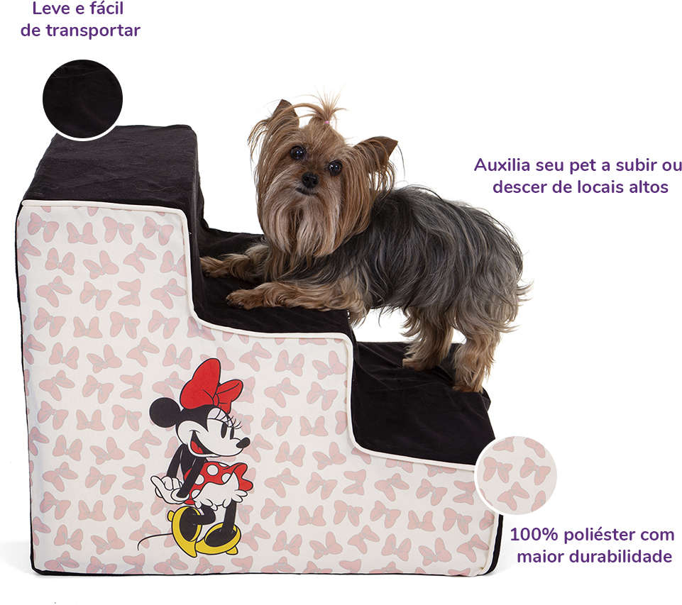 Escada Disney Minnie Preta - Tam. Único