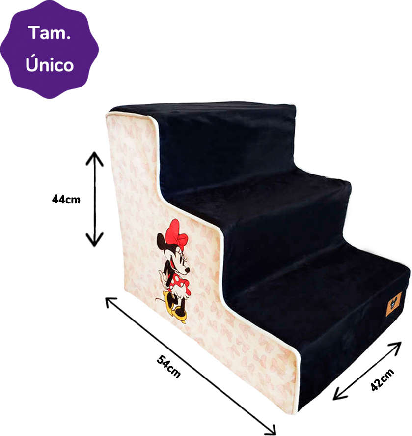 Escada Disney Minnie Preta - Tam. Único