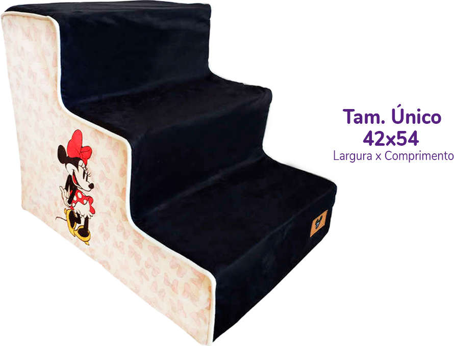 Escada Disney Minnie Preta - Tam. Único