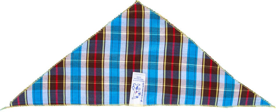 Bandana Pickorruchos Azul Xadrez - Tam. P