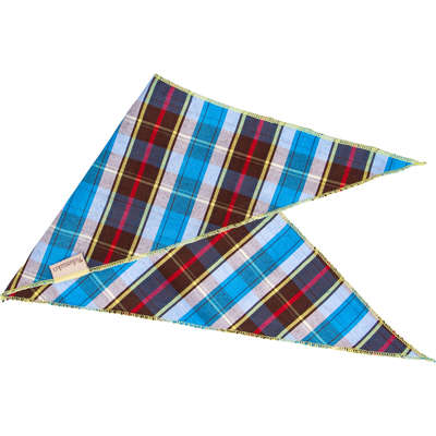 Bandana Pickorruchos Azul Xadrez