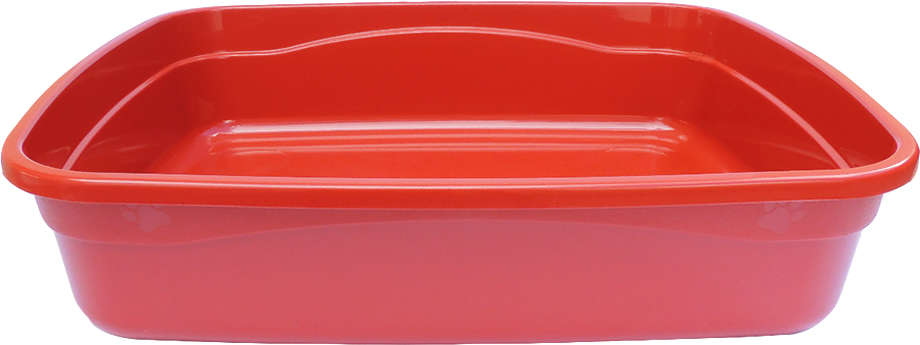 Banheiro Brinqpet Vermelho para Gatos - Tam. Único