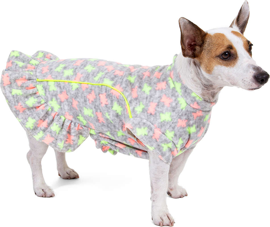Vestido Soft Grafite com Neon - Tam. 00