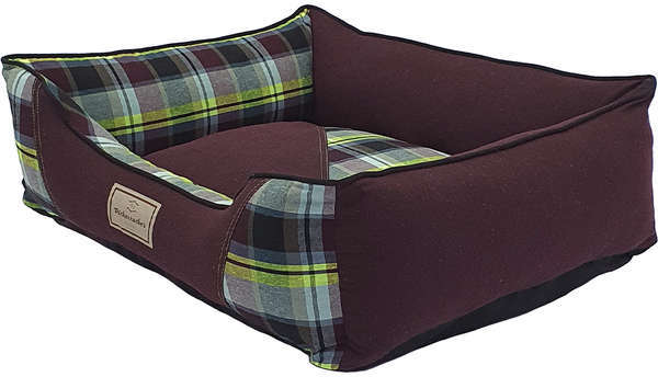 Cama Reciclato Scot Xadrez Vinho - Tam. 01
