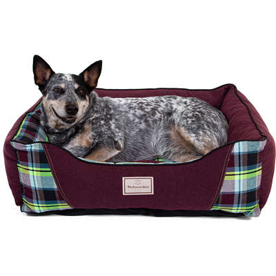 Cama Reciclato Scot Xadrez Vinho