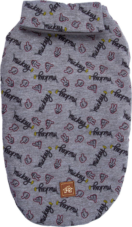 Capa Disney Mickey Polegar Cinza - Tam. 00