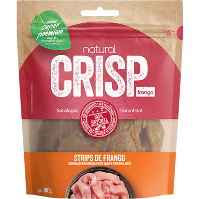 Petisco Natural Crisp Strips de Frango