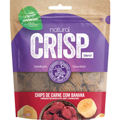 Petisco Natural Crisp Chips Carne com Banana