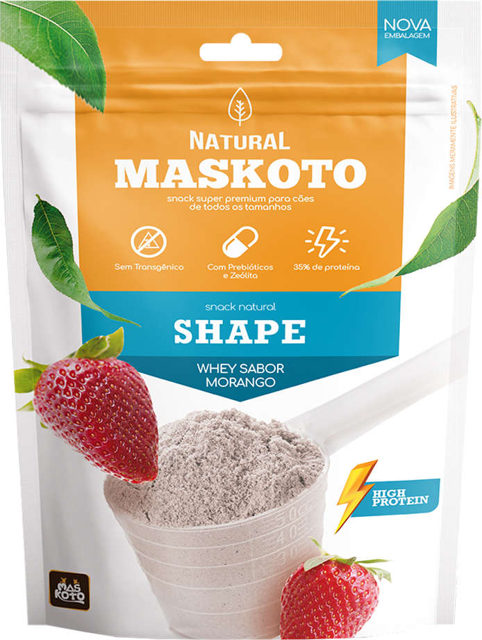 Snack Maskoto para Cães Sabor Whey Protein - 60g