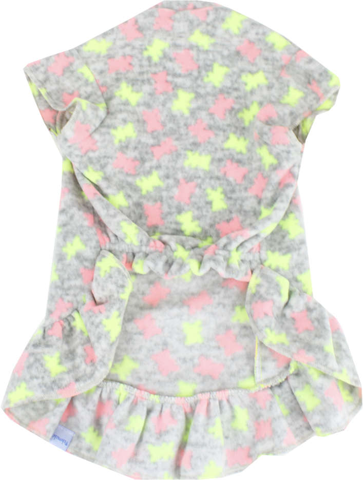 Vestido Soft Grafite com Neon - Tam. 00