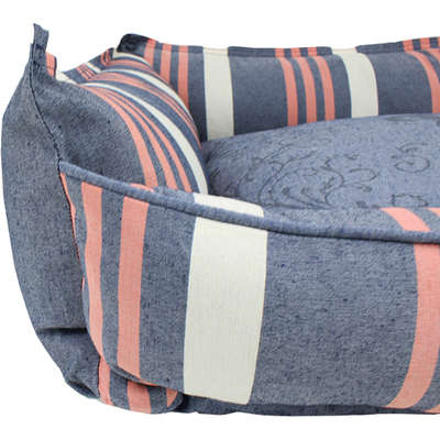 Cama Reciclato Risk Listra Azul