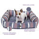 Cama Reciclato Risk Listra Azul