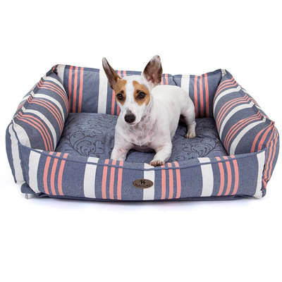 Cama Reciclato Risk Listra Azul