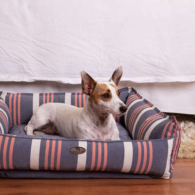 Cama Reciclato Risk Listra Azul