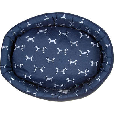 Cama Europa Paris Fábrica Pet Azul Marinho