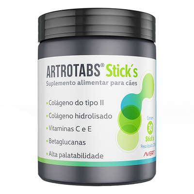 Suplemento Alimentar Avert Artrotabs Stick's para Cães