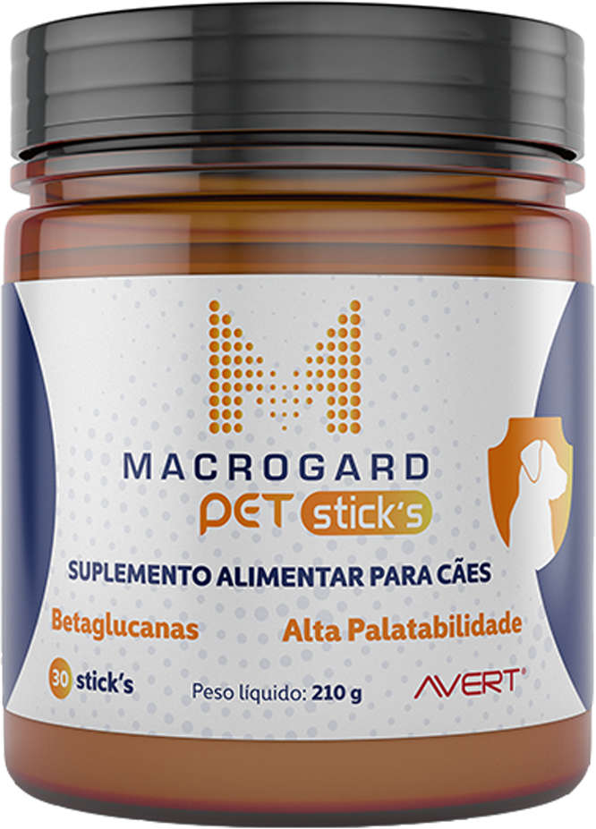 Suplemento Alimentar Avert Macrogard Pet Stick's para Cães - 30 Stick's