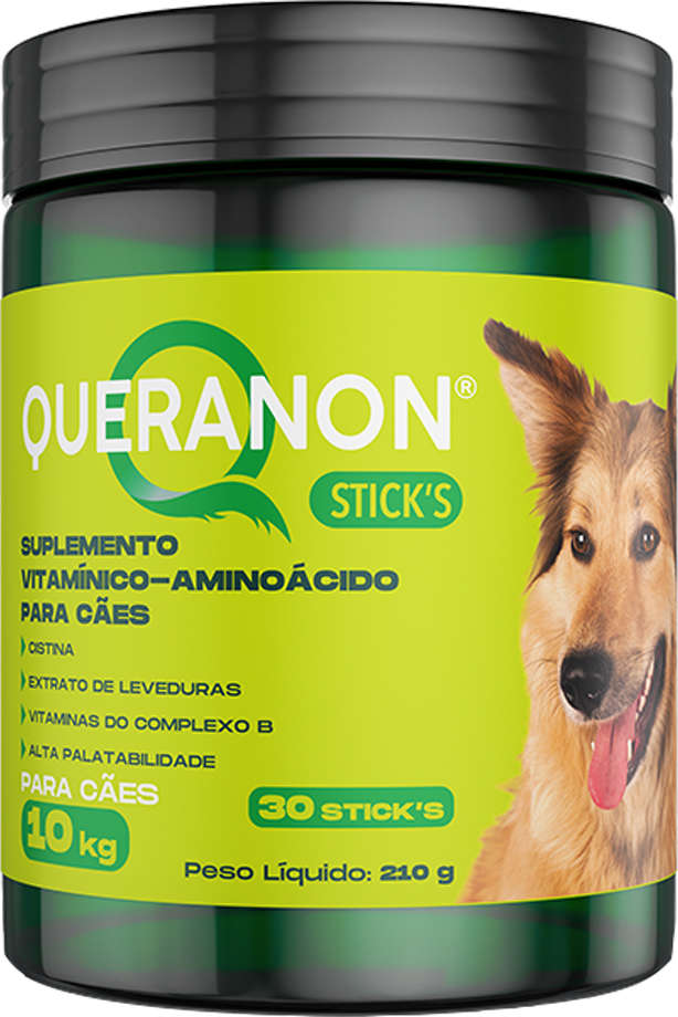 Suplemento Vitamínico Aminoácido Avert Queranon Stick's para Cães - 30 Stick's