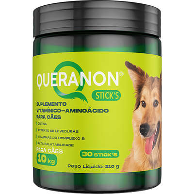 Suplemento Vitamínico Aminoácido Avert Queranon Stick's para Cães