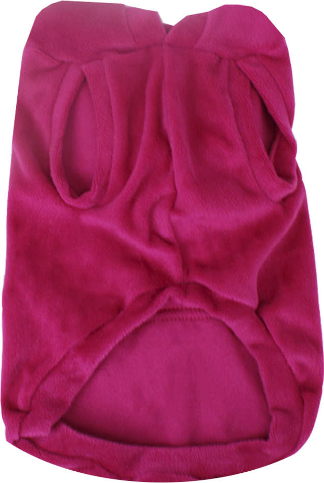 Blusa com Capuz Fábrica Pet Plush Rosa - Tam. 05